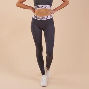 Unworn Gymshark Fit Leggings - Charcoal/Chalk Pink